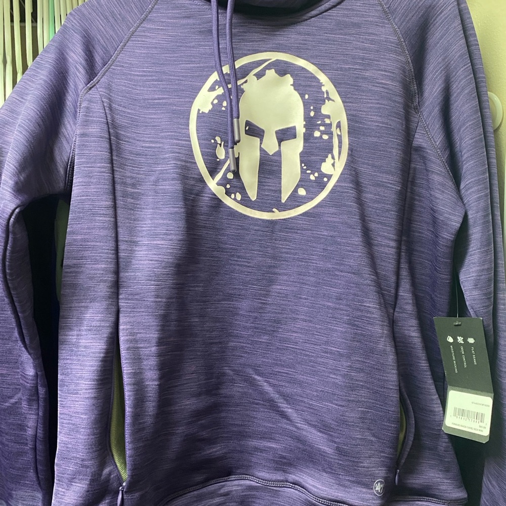 Purple Woman’s Spartan Pullover Sweatshirt